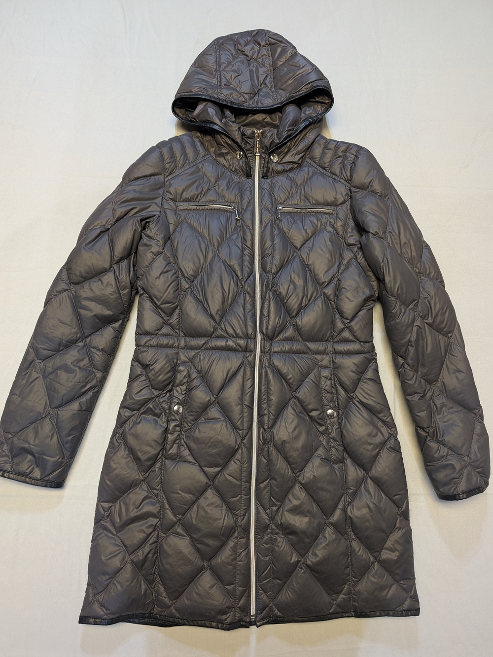 Michael Kors Women's Small Black Packable Down Fill Quilted Puffer Jacket